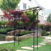 Osparple Cucumber Trellis L81.49"xW19.88"xH86.61" Pothos Plant Climber Support Rust-Proof Grape Trellis Garden Trellis Arch, Black - 4 of 4