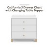 Storkcraft California 3 Drawer Dresser with Removable Changing Topper - 3 of 4