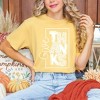 Simply Sage Market Women's Give Thanks Square Short Sleeve Garment Dyed Tee - 2 of 4