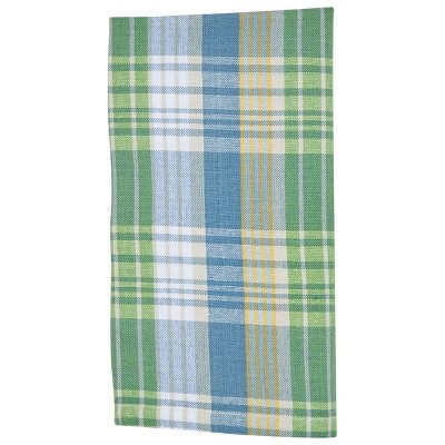 Park Designs Wren Blue Plaid Napkin Set of 4