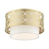 Livex Lighting Calinda 1 - Light Semi-Flush Mount in  Soft Gold - 4 of 4