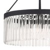 Crystorama Lighting Emory 8 - Light Chandelier in  Black Forged - 3 of 4