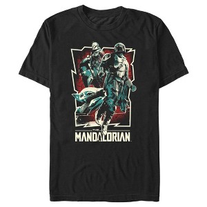 Men's Star Wars: The Mandalorian Retro Poster T-Shirt - 1 of 4