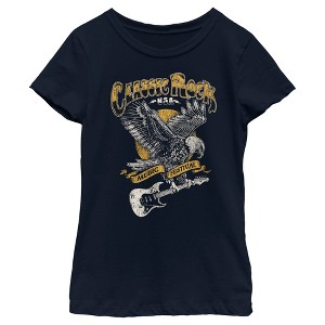 Girl's Lost Gods Classic Rock Music Festival Distressed T-Shirt - 1 of 4