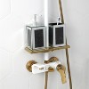 JANSNO Exquisite 2 Piece Square Soap Dispenser and Toothbrush Holder - 4 of 4