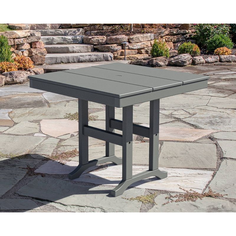 Moore POLYWOOD 35" Farmhouse Square Patio Dining Table - Threshold™, 6 of 12