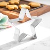 Unique Bargains Pastry Cutter Christmas Hat-Shaped Dishwasher Safe Stainless Steel Silver Tone 1Pcs - 2 of 4