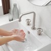 BWE Industry Style 8 in. Widespread Double Handle High-Arc Bath Faucet Water-Saving With Drain Kit - 3 of 4