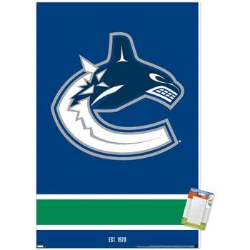 NHL Vancouver Canucks - Retro Logo 13 Wall Poster, 22.375 x 34