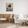 Stupell Industries Longhorn Cattle Painting Black Framed Floater Canvas Wall Art - 2 of 4