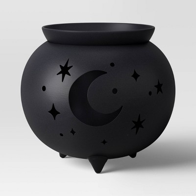 7" Small Metal Cauldron Planter Halloween Decorative Prop Black - Hyde and EEK! Boutique™