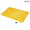 Unique Bargains Waterproof Cloth Zipper Home Office Travel File Bags 10 Pcs - 3 of 4