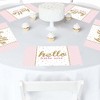 Big Dot of Happiness Hello Little One - Pink and Gold - Party Table Decorations - Girl Baby Shower Placemats - Set of 16 - image 2 of 4