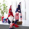 Sullivans Patriotic Plush Decorative Gnome Set of 2  25"H Multicolored - 3 of 4