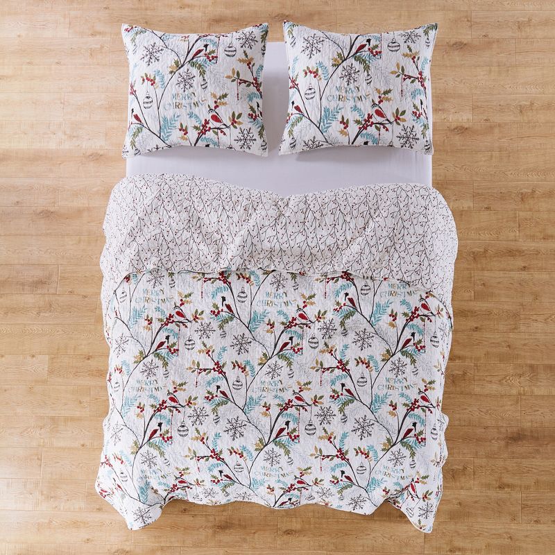 Holly Holiday Quilt Set - Levtex Home, 3 of 6