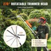VEVOR 52CC 6-in-1 Multi-Functional Trimming Tools,Gas Hedge Trimmer, Weed Eater,String Trimmer,Brush Cutter,Edger, Pole Saw Chainsaw Pruner, Orange - 4 of 4