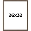PosterPalooza | Sculpted Silver Picture Frame - UV Acrylic, Foam Board Backing, Hanging Hardware - 2 of 4