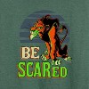 Women's - Disney Villains - Be Scared Lightweight French Terry Wide Neck Long Sleeve Shirt - 2 of 4