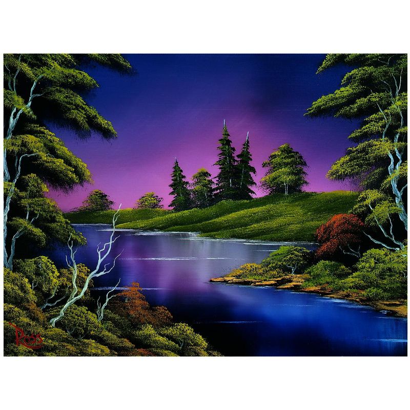 Toynk Bob Ross Blue River Nature Puzzle | 1000 Piece Jigsaw Puzzle, 1 of 8
