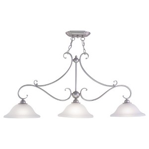 Vaxcel Monrovia 3 - Light Chandelier in  Brushed Nickel - 1 of 4