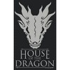Women's Game of Thrones: House of the Dragon White Dragon Skull Logo Racerback Tank Top - 2 of 4
