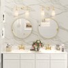 Apmir Round High Quality Aluminum Alloy Framed French Cleat Mounted Wall Decor Bathroom Vanity Mirror in matte black with 5-Year Warranty - 4 of 4