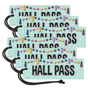 Teacher Created Resources Oh Happy Day Magnetic Hall Pass, Pack of 6 - 1 of 4