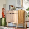 Christopher Knight Home Basil Mango Wood Cabinet with Drawers and Door, Natural - 2 of 4