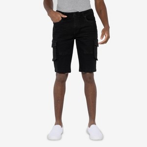 X RAY Men's 12"Inseam Denim Cargo Shorts - 1 of 4