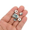 Unique Bargains Rhinestone Small Round Bulk Glass Spacer Beads for Jewelry Making 100 Pcs - 3 of 4