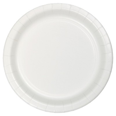 White 7" Dessert Plates - 24ct
