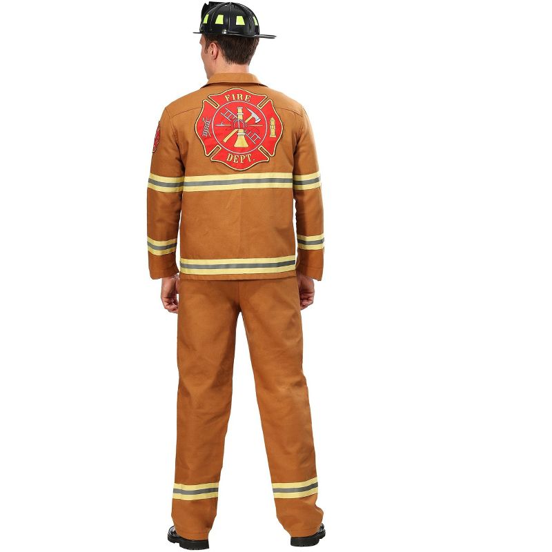 HalloweenCostumes.com Firefighter Uniform Costume for Men, 3 of 4