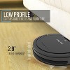Pyle PureClean Smart Automatic Robot Vacuum Compact Powerful Home Cleaning System for All Indoor Floor Surfaces - image 3 of 4