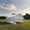 20×20 Feet Party Tent, Outdoor Heavy Duty Marquee Carport, Portable Gazebos with Steel Frame, Events Shelter Tent with Storage Carry Bags-Coolbibila - 4 of 4