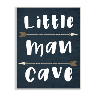 Little Man Cave Arrows Oversized Kids&#39; Wall Plaque Art - Stupell Industries