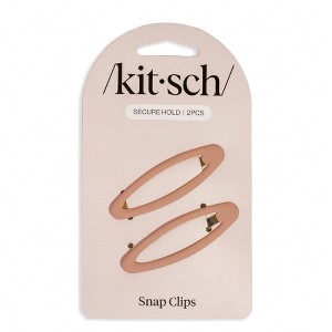Kitsch Snap Clip - Terraccotta - 2pc: Hair Styling, Iron, All Hair