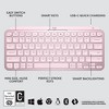 Logitech MX Keys Mini Minimalist Wireless USB Keyboard Rose - 2 of 4