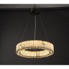 Lariza Modern Round Alabaster Pendant Lights - 4 of 4