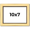 PosterPalooza | Photo Size Simple Gold Picture Frame - UV Acrylic, Foam Board Backing, Hanging Hardware - 2 of 4