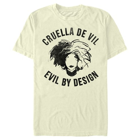 Men's Cruella Evil By Design Sketch T-Shirt - image 1 of 4