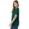 Woman Within Plus Size Perfect Short-Sleeve Scoopneck Tee - 4 of 4