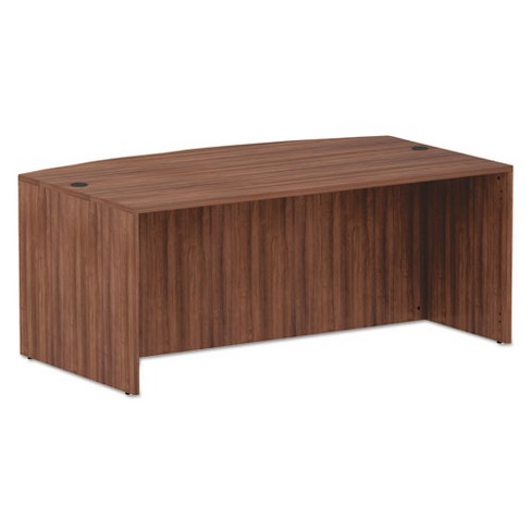 Alera Alera Valencia Series Bow Front Desk Shell, 71" x 41.38" x 29.63", Modern Walnut - image 1 of 4