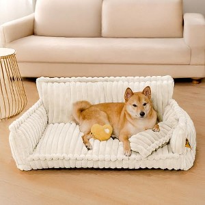 FUNNY FUZZY Orthopedic Dog Bed with Removable Washable Cover and Anti-Slip Bottom - 1 of 1