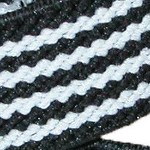 black and white pinstripe