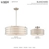 Livex Lighting Blanchard 5 - Light Pendant in  Brushed Nickel - 4 of 4