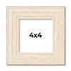 PosterPalooza | 4x4 Wide Barnwood Picture Frame, UV Acrylic, 6 Finishes - Grey, Brown, White, and Black - 2 of 4