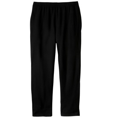 KingSize Men's Big & Tall French Terry Open Bottom Pants