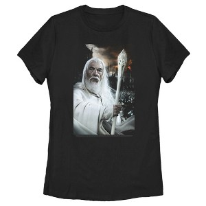 Women's The Lord of the Rings Fellowship of the Ring Gandalf Portrait T-Shirt - 1 of 4