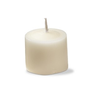 Tag Candela A Colonnina 10x15 Cm - Bianca, Non Profumata, 130 Ore Di Combustione, Dripfree