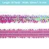 Unique Bargains Waterproof Flat Elastic Crafts Sewing Dress Sequins Trim Ribbon - 2 of 4
